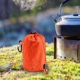 Maxbell Sleeping Bag Stuff Sack Drawstring Storage Bag for Backpacking Sports Hiking Orange