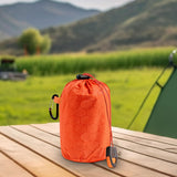 Maxbell Sleeping Bag Stuff Sack Drawstring Storage Bag for Backpacking Sports Hiking Orange