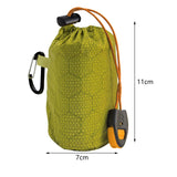 Maxbell Sleeping Bag Stuff Sack Drawstring Storage Bag for Backpacking Sports Hiking Green