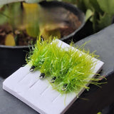 Maxbell 4x Fly Fishing Lures Father's Day Lifelike Anglers Outdoor Fly Fishing Flies 2.15cmx0.85cm