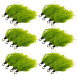 Maxbell 4 Pieces Fishing Lures Artificial Baits with Hook for Perch Bluegill Panfish Hook 13.6mmx7.6mm