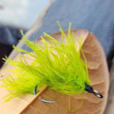 Maxbell 4 Pieces Fishing Lures Artificial Baits with Hook for Perch Bluegill Panfish Hook 18.8mmx9.8mm