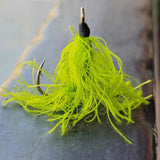 Maxbell 4 Pieces Fishing Lures Artificial Baits with Hook for Perch Bluegill Panfish Hook 18.8mmx9.8mm