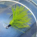 Maxbell 4 Pieces Fishing Lures Artificial Baits with Hook for Perch Bluegill Panfish Hook 18.8mmx9.8mm