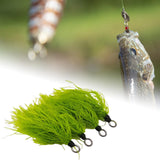 Maxbell 4 Pieces Fishing Lures Artificial Baits with Hook for Perch Bluegill Panfish Hook 18.8mmx9.8mm