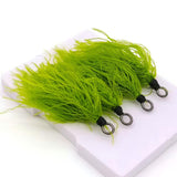 Maxbell 4 Pieces Fishing Lures Artificial Baits with Hook for Perch Bluegill Panfish Hook 18.8mmx9.8mm