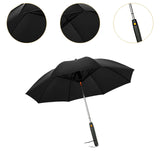Maxbell Umbrella with Fan Compact Sun Umbrella for Camping Outdoor Activities Travel black