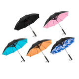 Maxbell Umbrella with Fan Compact Sun Umbrella for Camping Outdoor Activities Travel black