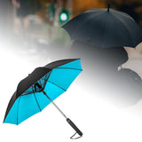 Maxbell Umbrella with Fan Compact Sun Umbrella for Camping Outdoor Activities Travel blue