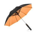 Maxbell Umbrella with Fan Compact Sun Umbrella for Camping Outdoor Activities Travel yellow