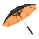 Maxbell Umbrella with Fan Compact Sun Umbrella for Camping Outdoor Activities Travel yellow