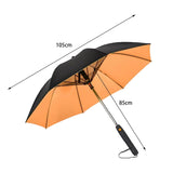 Maxbell Umbrella with Fan Compact Sun Umbrella for Camping Outdoor Activities Travel yellow