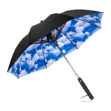 Maxbell Umbrella with Fan Compact Sun Umbrella for Camping Outdoor Activities Travel sky and clouds