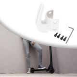 Maxbell Motorbike Hanger Hook Mounted on Motorcycle Universal Motorcycle Hanger Hook white