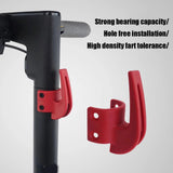 Maxbell Motorbike Hanger Hook Mounted on Motorcycle Universal Motorcycle Hanger Hook red