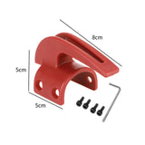 Maxbell Motorbike Hanger Hook Mounted on Motorcycle Universal Motorcycle Hanger Hook red