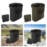 Maxbell Waist Pack Roll up Tool Bag Organizer Pack for Backpacking Motorbike Cycling Black