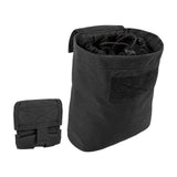 Maxbell Waist Pack Roll up Tool Bag Organizer Pack for Backpacking Motorbike Cycling Black