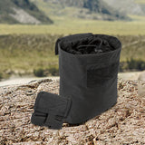 Maxbell Waist Pack Roll up Tool Bag Organizer Pack for Backpacking Motorbike Cycling Black