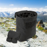 Maxbell Waist Pack Roll up Tool Bag Organizer Pack for Backpacking Motorbike Cycling Black