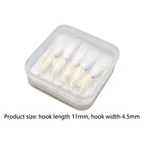 Maxbell 5Pcs Fly Fishing Flies Trout Lures Fly Fishing Lures for Bass Perch Bluegill Hook Length 1.1cm