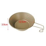 Maxbell Outdoor Camping Bowl Measuring Bowls Multipurpose for Hiking BBQ Backpacking Yellow