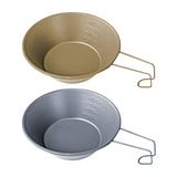 Maxbell Outdoor Camping Bowl Measuring Bowls Multipurpose for Hiking BBQ Backpacking Yellow