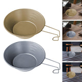 Maxbell Outdoor Camping Bowl Measuring Bowls Multipurpose for Hiking BBQ Backpacking Yellow