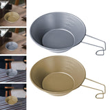 Maxbell Outdoor Camping Bowl Measuring Bowls Multipurpose for Hiking BBQ Backpacking Yellow