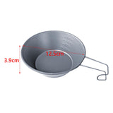 Maxbell Outdoor Camping Bowl Measuring Bowls Multipurpose for Hiking BBQ Backpacking Gray