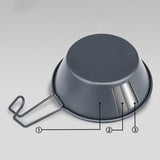 Maxbell Outdoor Camping Bowl Measuring Bowls Multipurpose for Hiking BBQ Backpacking Gray