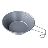 Maxbell Outdoor Camping Bowl Measuring Bowls Multipurpose for Hiking BBQ Backpacking Gray