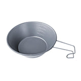 Maxbell Outdoor Camping Bowl Measuring Bowls Multipurpose for Hiking BBQ Backpacking Gray