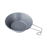 Maxbell Outdoor Camping Bowl Measuring Bowls Multipurpose for Hiking BBQ Backpacking Gray