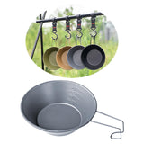 Maxbell Outdoor Camping Bowl Measuring Bowls Multipurpose for Hiking BBQ Backpacking Gray