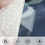 Maxbell Tent Repair Patch Multipurpose Pool Repair Patch for Awning Umbrella Outdoor Clear White