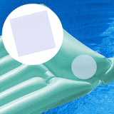 Maxbell Tent Repair Patch Multipurpose Pool Repair Patch for Awning Umbrella Outdoor Clear White