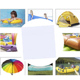 Maxbell Tent Repair Patch Multipurpose Pool Repair Patch for Awning Umbrella Outdoor Clear White