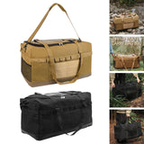 Maxbell 80 Liters Travel Camping Duffel Bag for Hiking Cookware 65x35x35cm Versatile Khaki