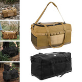 Maxbell 80 Liters Travel Camping Duffel Bag for Hiking Cookware 65x35x35cm Versatile Khaki