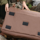 Maxbell 80 Liters Travel Camping Duffel Bag for Hiking Cookware 65x35x35cm Versatile Khaki