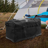 Maxbell 80 Liters Travel Camping Duffel Bag for Hiking Cookware 65x35x35cm Versatile Black