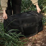 Maxbell 80 Liters Travel Camping Duffel Bag for Hiking Cookware 65x35x35cm Versatile Black