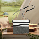 Maxbell Shoulder Bag Adjustable Strap Fashion Men Supplies Carry Bag Women Chest Bag White