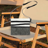 Maxbell Shoulder Bag Adjustable Strap Fashion Men Supplies Carry Bag Women Chest Bag White