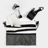 Maxbell Shoulder Bag Adjustable Strap Fashion Men Supplies Carry Bag Women Chest Bag White
