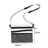Maxbell Shoulder Bag Adjustable Strap Fashion Men Supplies Carry Bag Women Chest Bag White