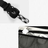 Maxbell Shoulder Bag Adjustable Strap Fashion Men Supplies Carry Bag Women Chest Bag White