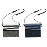 Maxbell Shoulder Bag Adjustable Strap Fashion Men Supplies Carry Bag Women Chest Bag White