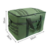 Maxbell Outdoor Camping Storage Bag Heavy Duty Storage Tote Bag for Sports Equipment Green